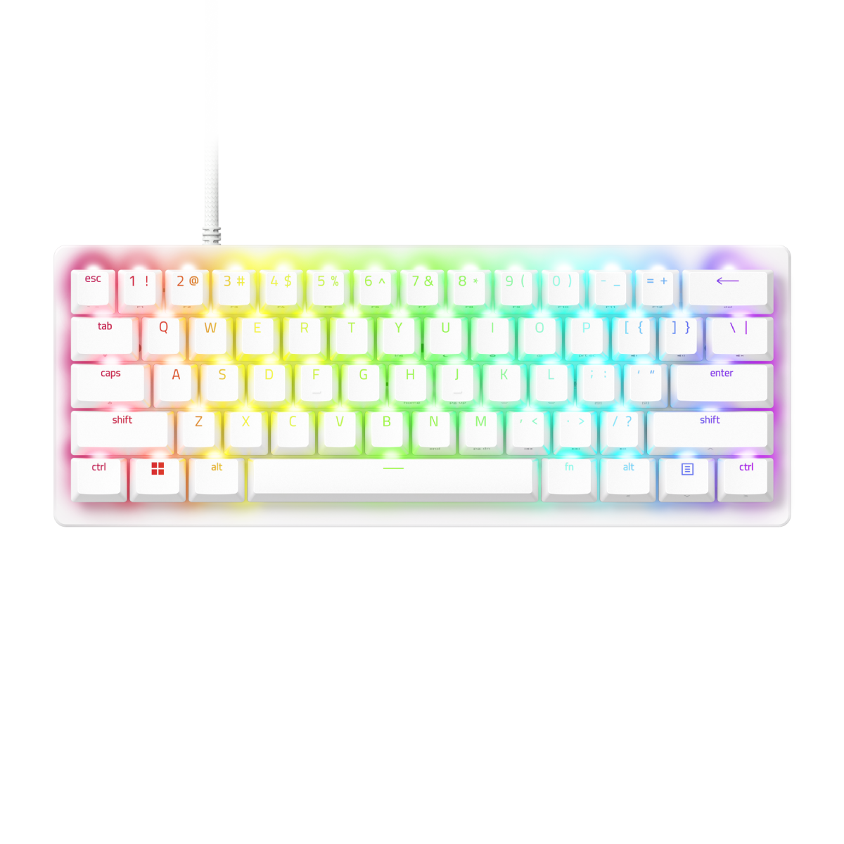 Bild von Razer Huntsman V3 Pro Mini White (analoge Switches)