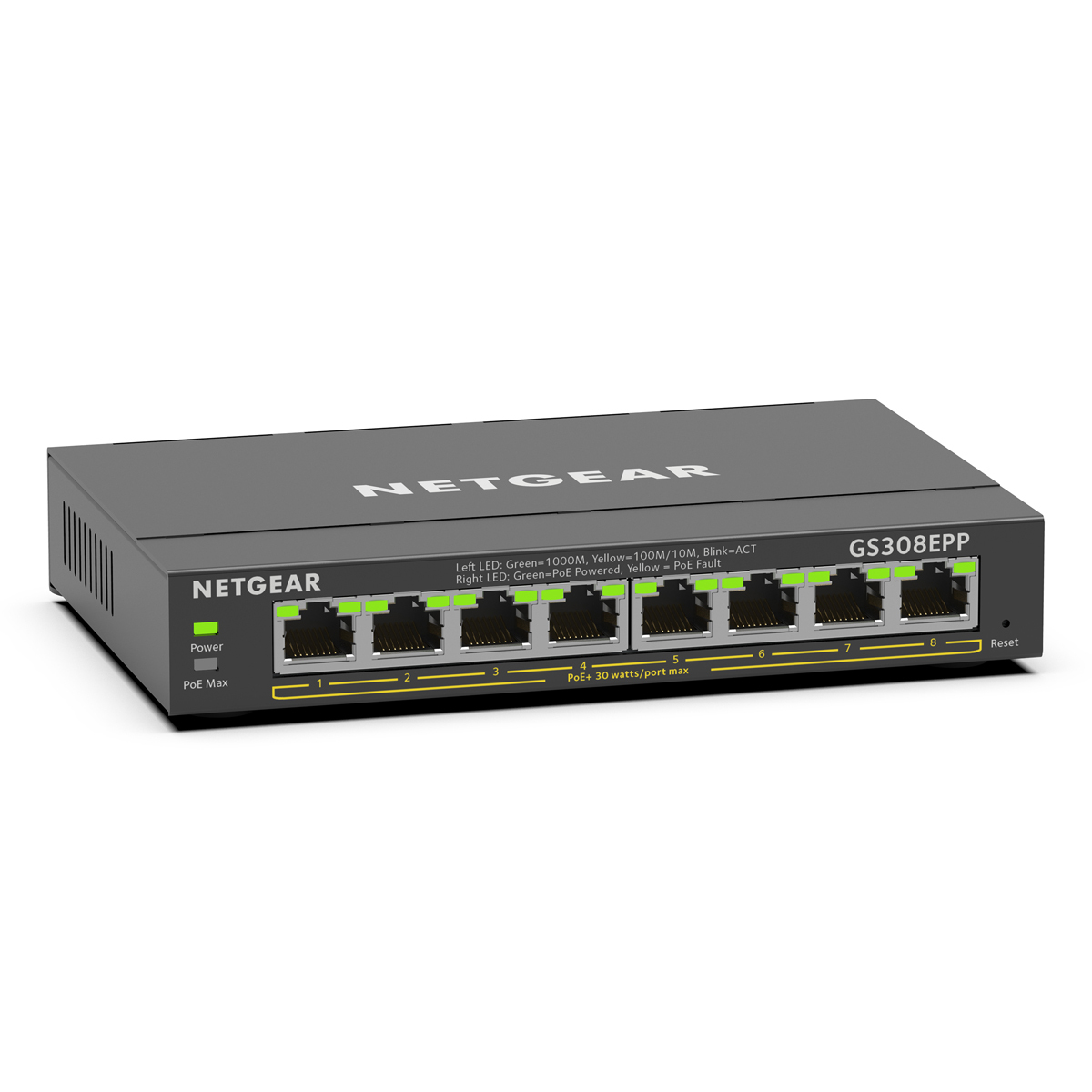 Bild von NETGEAR GS308EPP SOHO Plus Switch