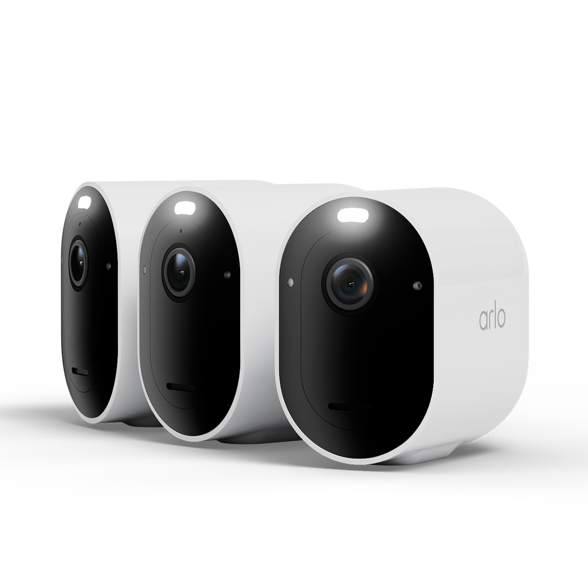 Bild von Arlo Pro 6 2K+ Überwachungskamera Weiß 3er Set