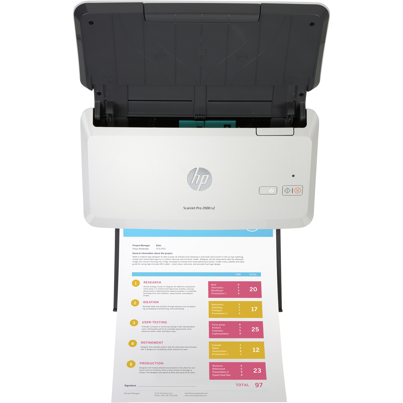 Bild von HP ScanJet Pro 2000 s2 Einzugsscanner