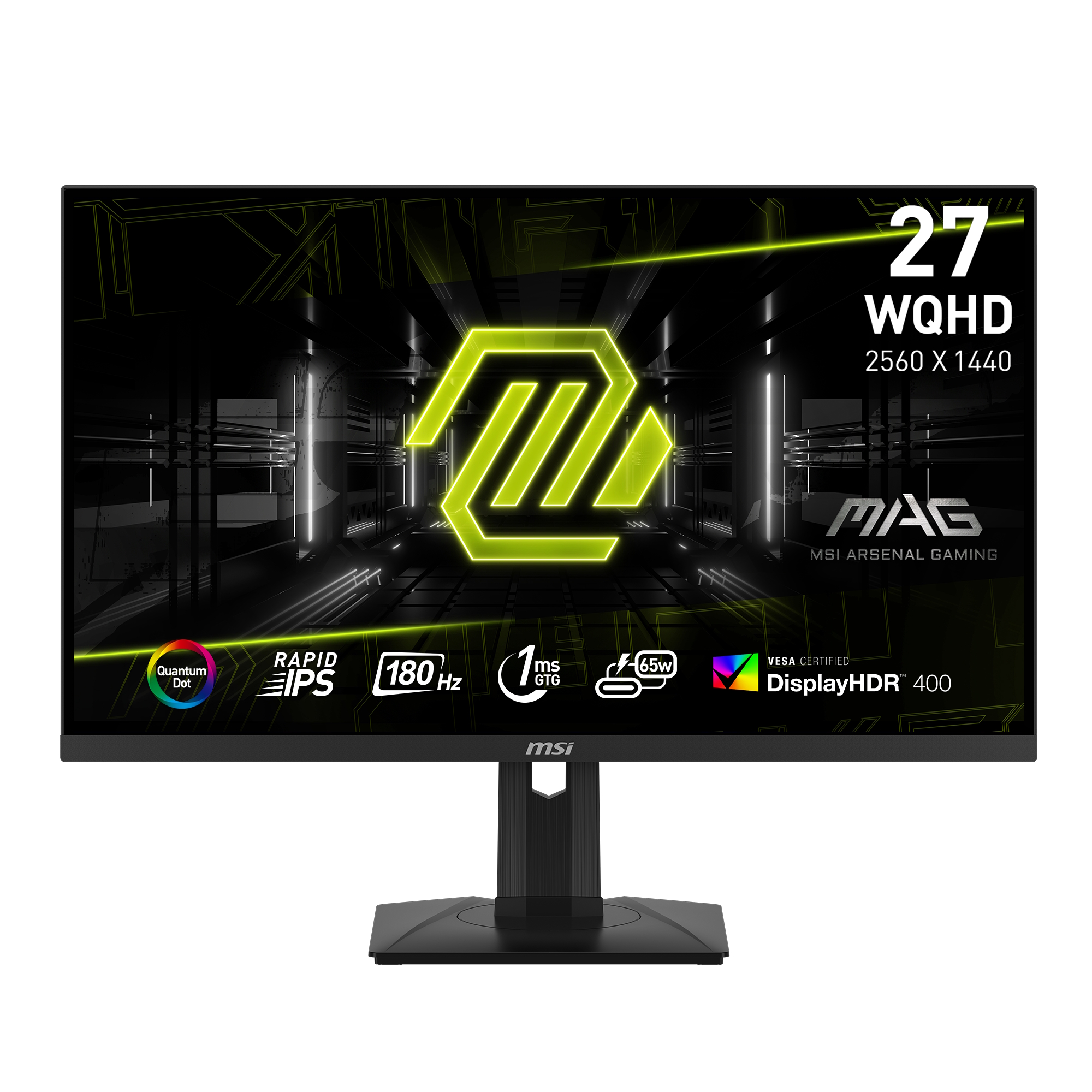 Bild von MAG 274QRFDE QD E2 Gaming Monitor - WQHD, 180 Hz, 1ms (GtG) Quantum-Dot-Technologie,