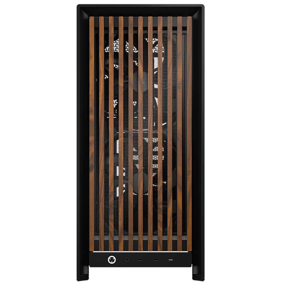 Bild von CORSAIR FRAME 5000D WOOD RS Black Walnut | PC-Gehäuse