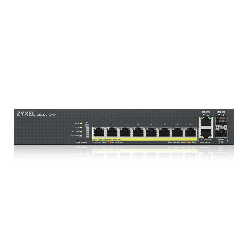 Bild von Zyxel GS2220-10HP Managed Switch