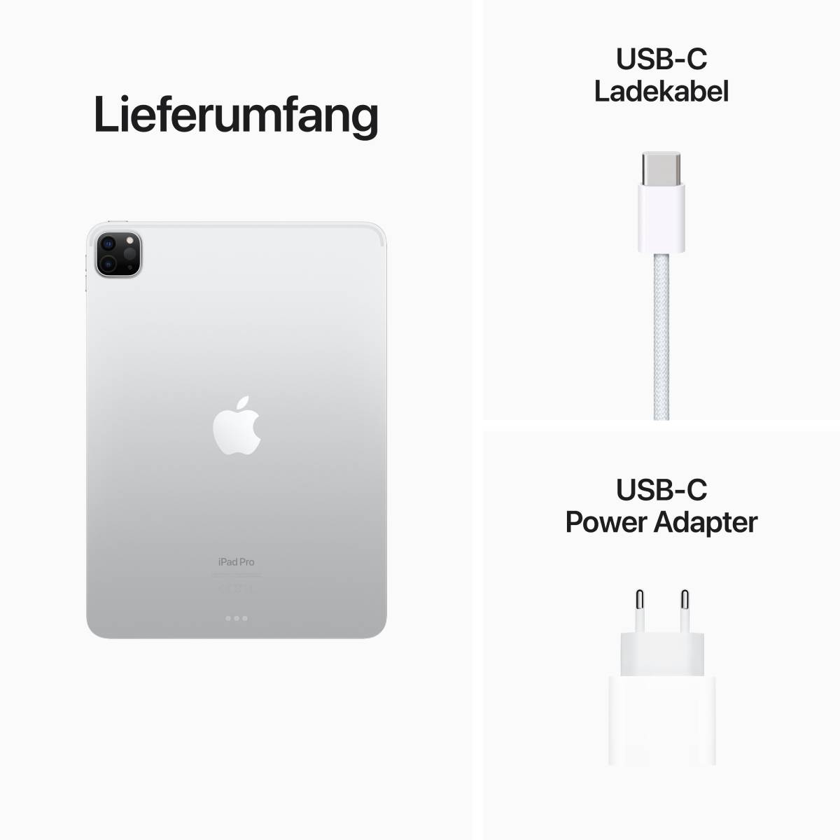 Bild von Apple iPad Pro 11 Wi-Fi 512GB silber (4.Gen. 2022) B-Ware