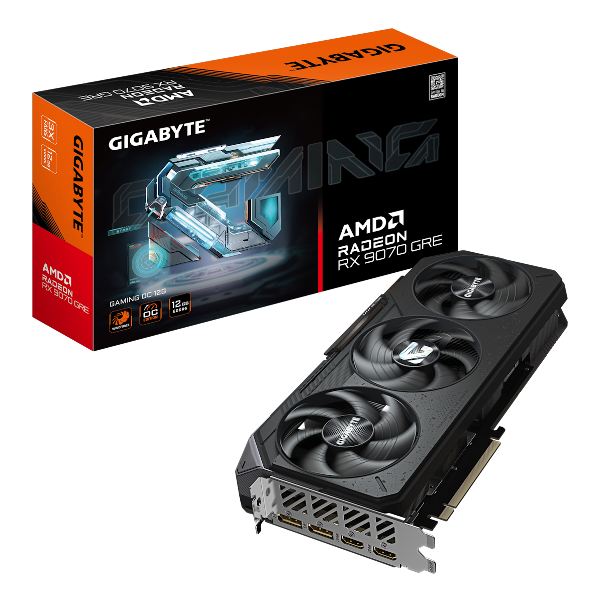 Bild von GigaByte Radeon RX 9070 GRE Gaming OC Grafikkarte