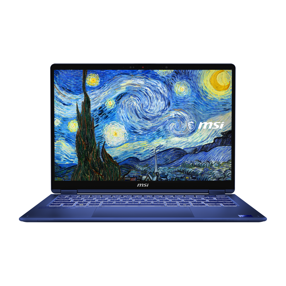 Bild von MSI Prestige 14 Flip AI+ Vincent van Gogh - The Starry Night