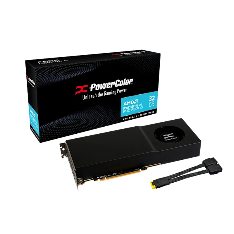 Bild von PowerColor Radeon AI PRO R9700 Grafikkarte