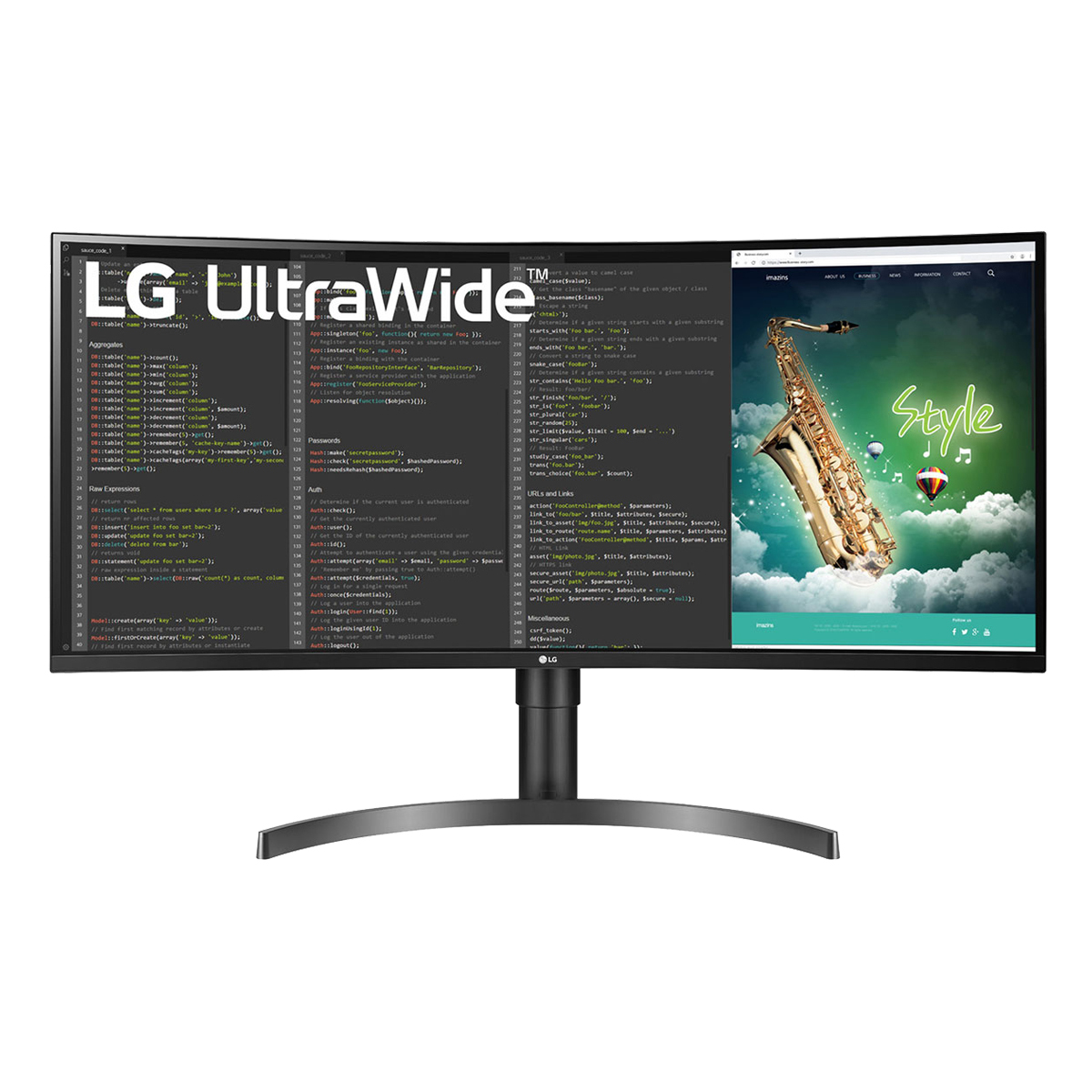 Bild von LG 35WN75CP-B - LED, Curved, VA-Panel, UWQHD, HDR10