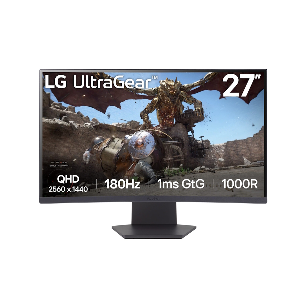 Bild von LG UltraGear 27GS60QX-B Gaming Monitor - QHD, 180 Hz, 1ms GtG