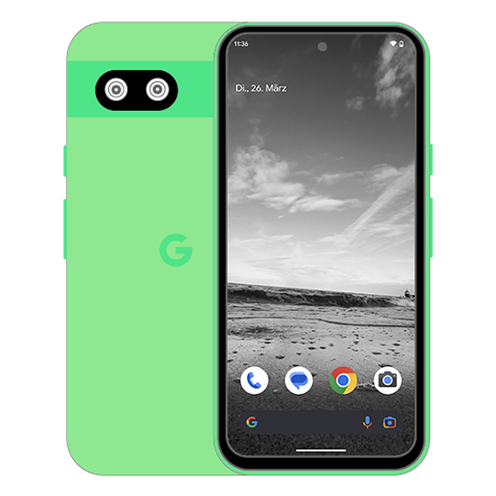 Bild von Google Pixel 8a 128GB Aloe 15,5cm (6,1") OLED Display, Android 14, 64MP Dual-Kamera