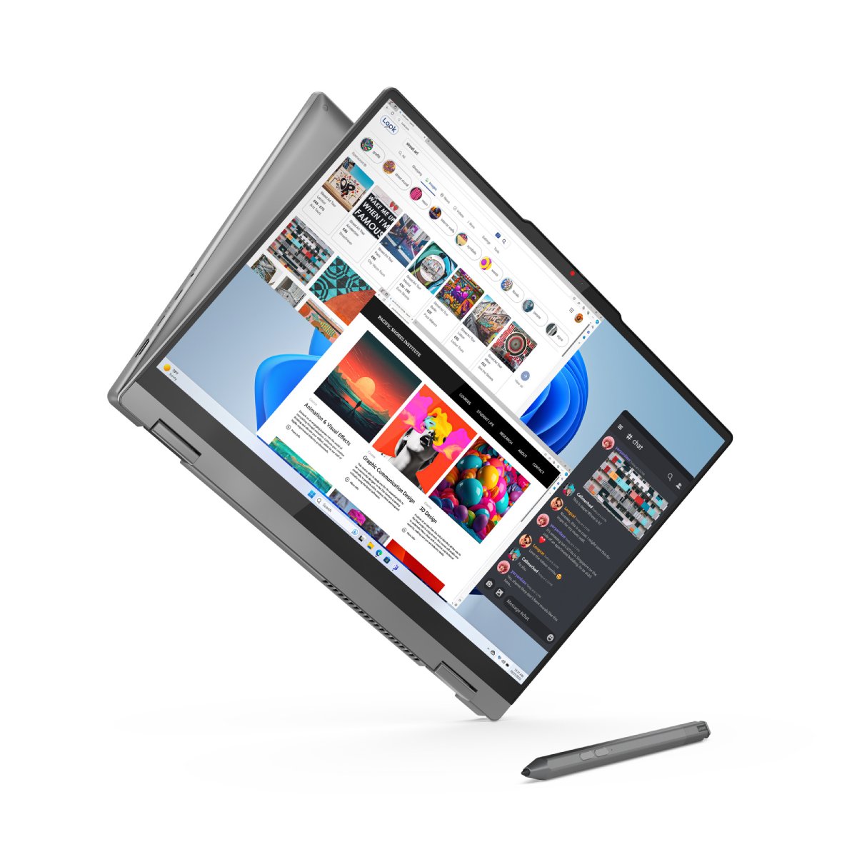 Bild von Lenovo IdeaPad 5 2-in-1 83DS000LGE - 16" 2K, OLED, AMD Ryzen™ 7 8845HS, 16GB RAM, 1TB SSD, Windows 11 Home