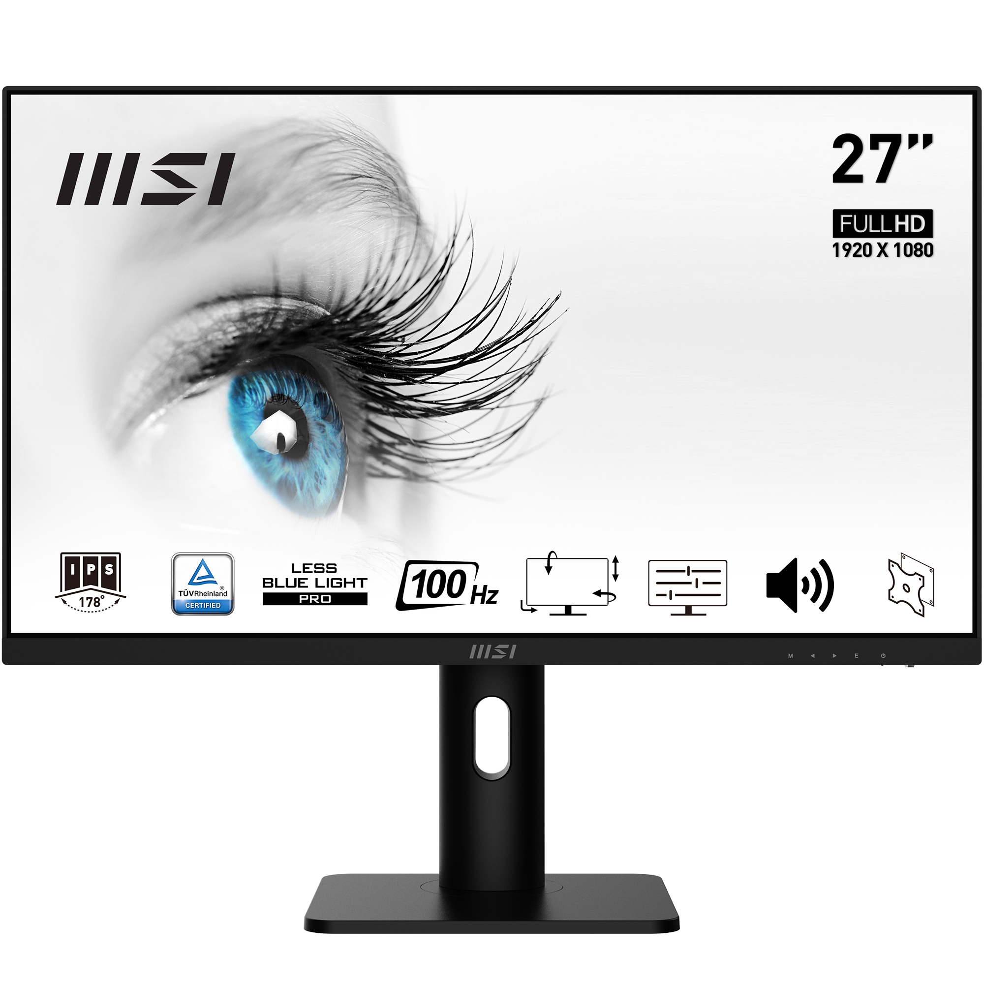 Bild von MSI PRO MP273APDE Office Monitor - IPS, 100Hz, DP, HDMI