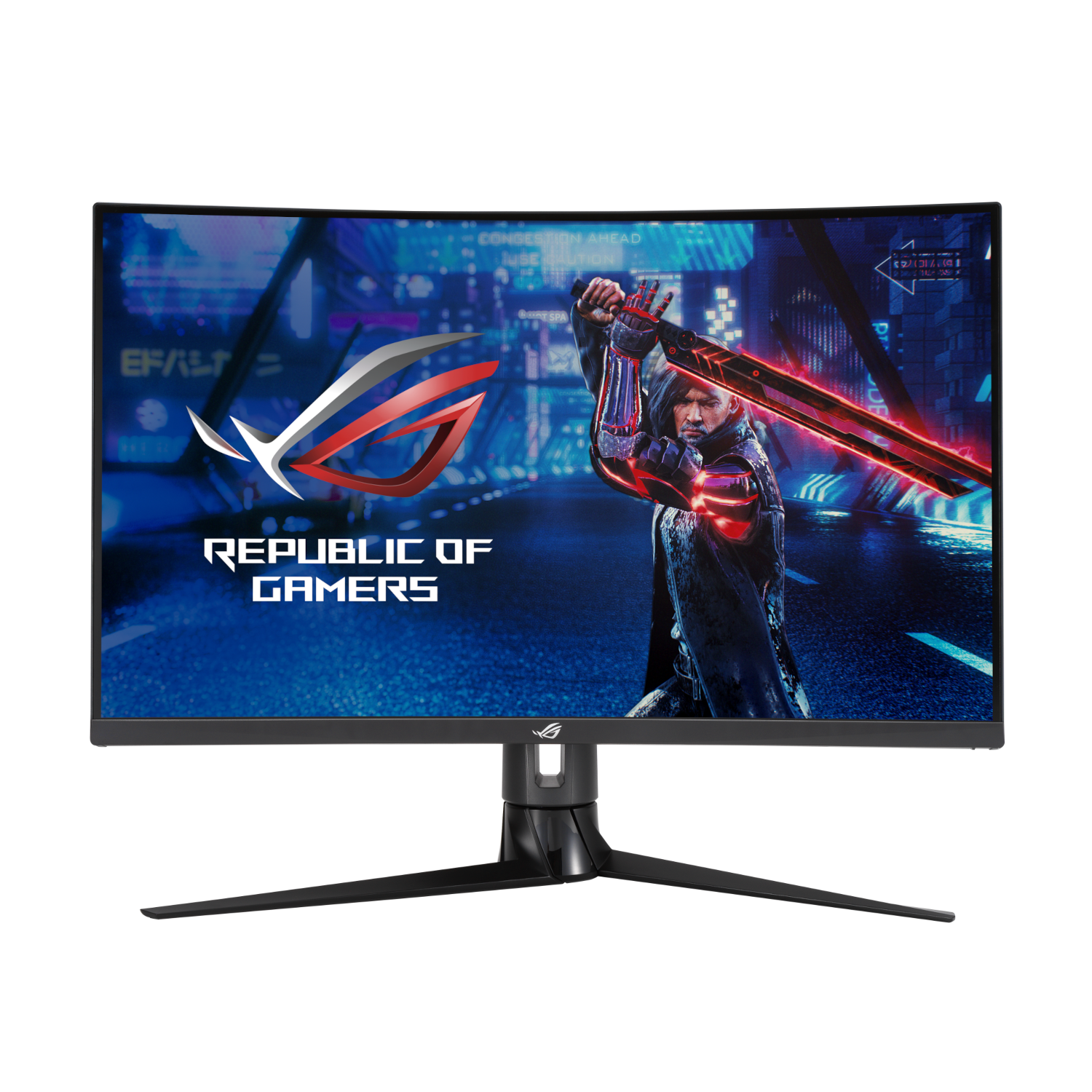 Bild von ASUS ROG Strix XG32VC Gaming Monitor - Curved, FreeSync Premium