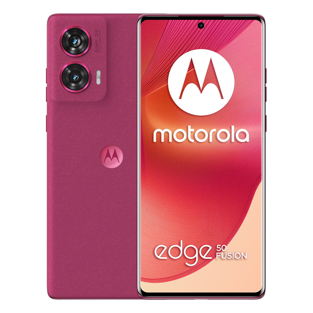 Bild von Motorola Edge 50 Fusion 256GB Hot Pink 17,02cm (6,7") OLED Display, Android 14, 50MP Dual-Kamera