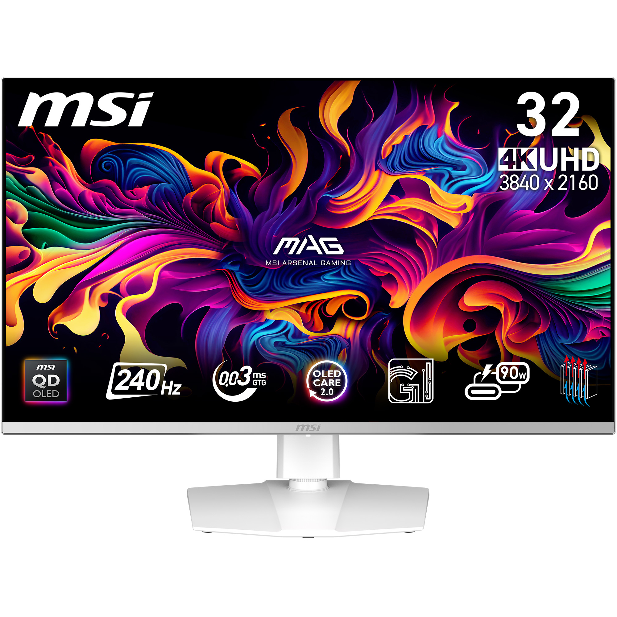 Bild von MSI MPG 321URXWDE QD-OLED Gaming Monitor - 4K UHD, 240Hz, 0,03ms
