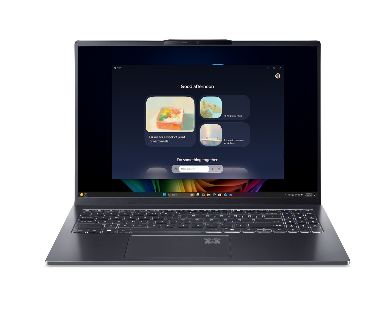 Bild von Acer Swift Go 16 AI OLED (SFG16-61-R6QV) Copilot+ PC 16,0" WUXGA+, OLED, 120Hz, Ryzen AI 7-350 (50 TOPS), 32GB RAM, 1TB SSD, Windows 11