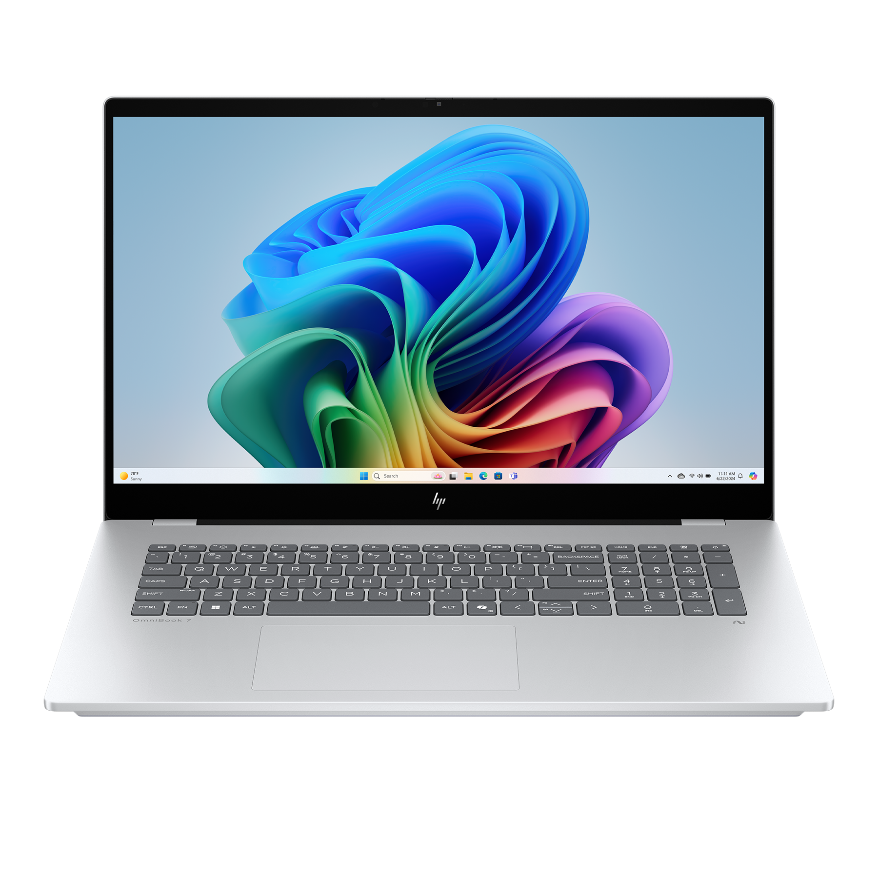 Bild von HP OmniBook 7 17-dc0176ng 17,3" FHD IPS Touch, Intel Core Ultra 7 258V, 32GB RAM, 1TB SSD, Windows 11 Pro