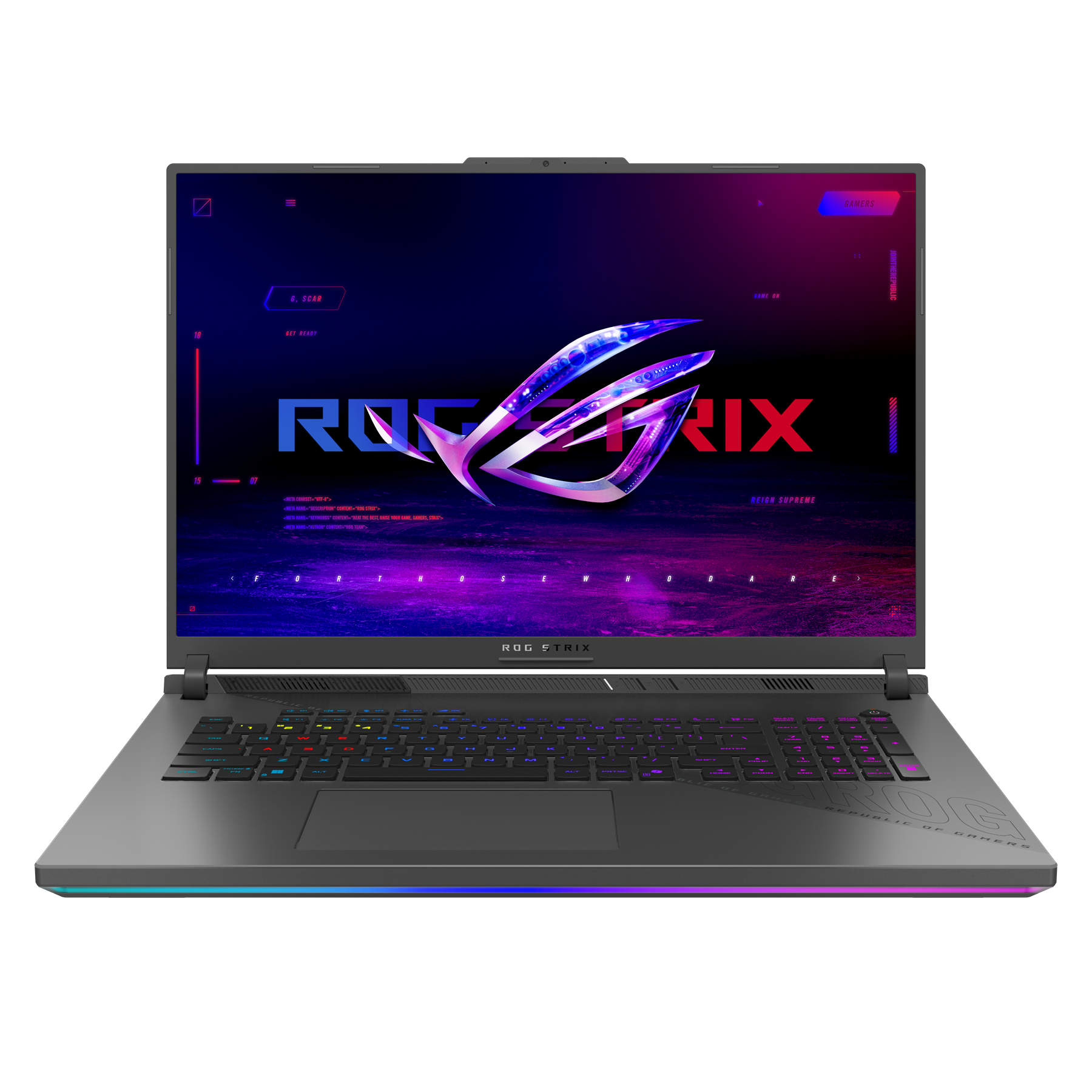 Bild von ASUS ROG Strix 18 G814FM-S8011 - 18" WUXGA IPS 144Hz, AMD Ryzen 9-9955HX, 16GB RAM, 1000GB SSD, GeForce RTX 5060, FreeDOS