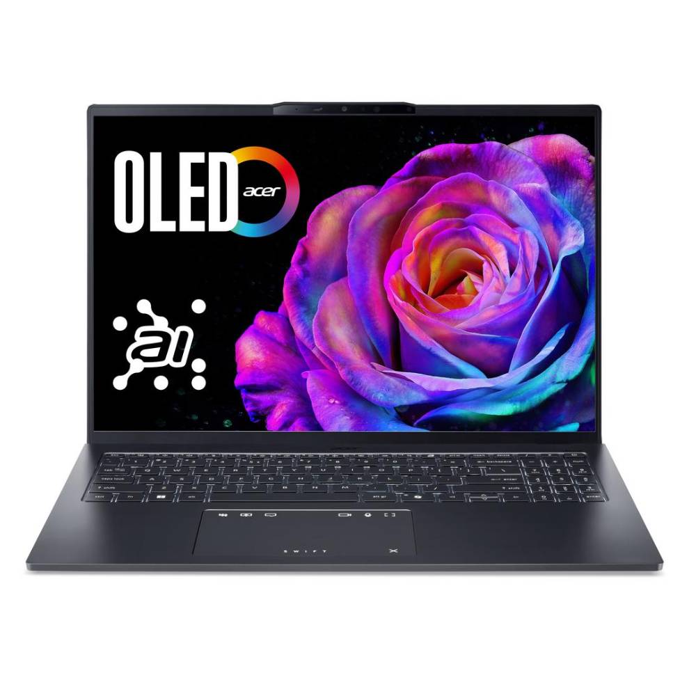 Bild von Acer Swift Go 16 OLED (SFG16-73-50V6) 16,0" WUXGA+, OLED, 120Hz, Intel Ultra 5-225H, 16GB RAM, 512GB SSD, Windows 11
