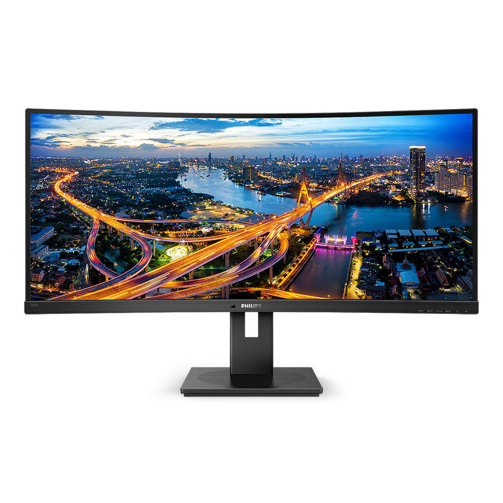 Bild von Philips 345B1C Curved Office Monitor - UWQHD, Höhenverstellung