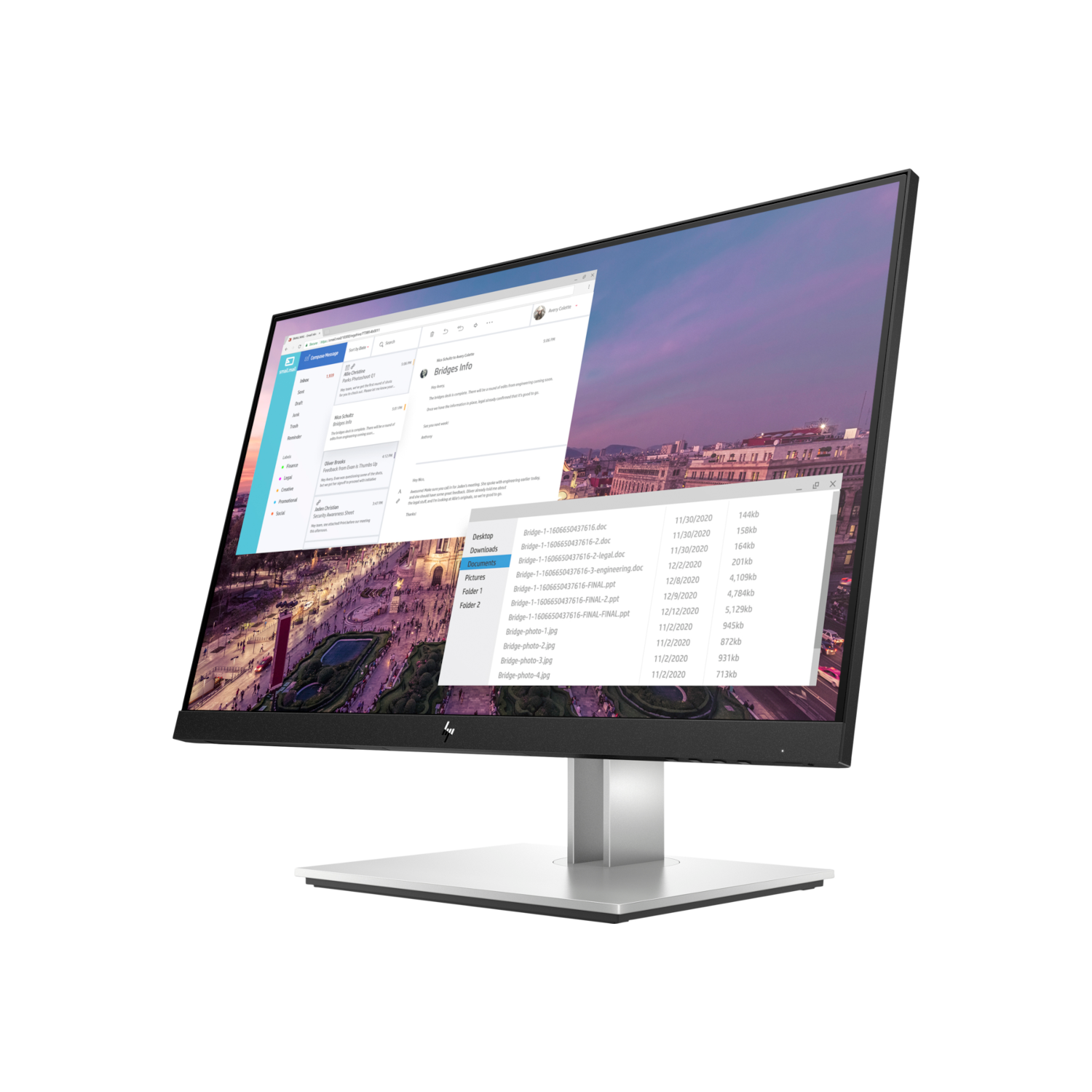 Bild von HP E23 G4 Office Monitor - IPS-Panel, Höhenverstellbar