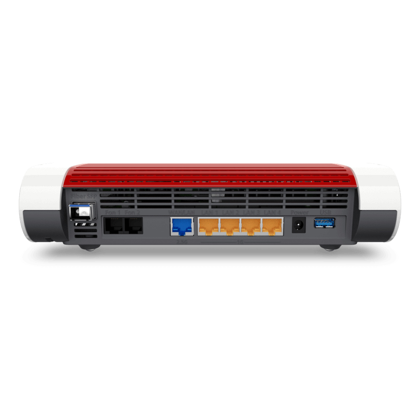 Bild von FRITZ!Box 5590 Fiber WiFi 6 (WLAN AX) Router, Dualband, max. 3.600 Mbit/s, Glasfaser-Anschluss