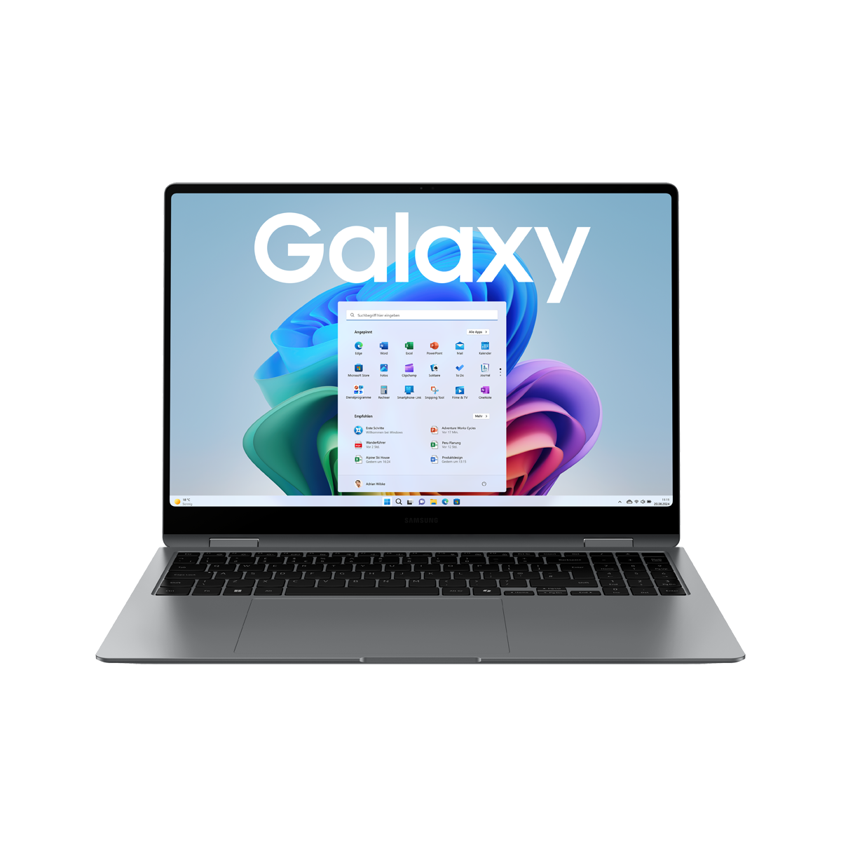 Bild von SAMSUNG Galaxy Book5 Pro 360 16 Zoll Intel Core Ultra 5 226V 16GB 512GB W11 Moonstone Gray
