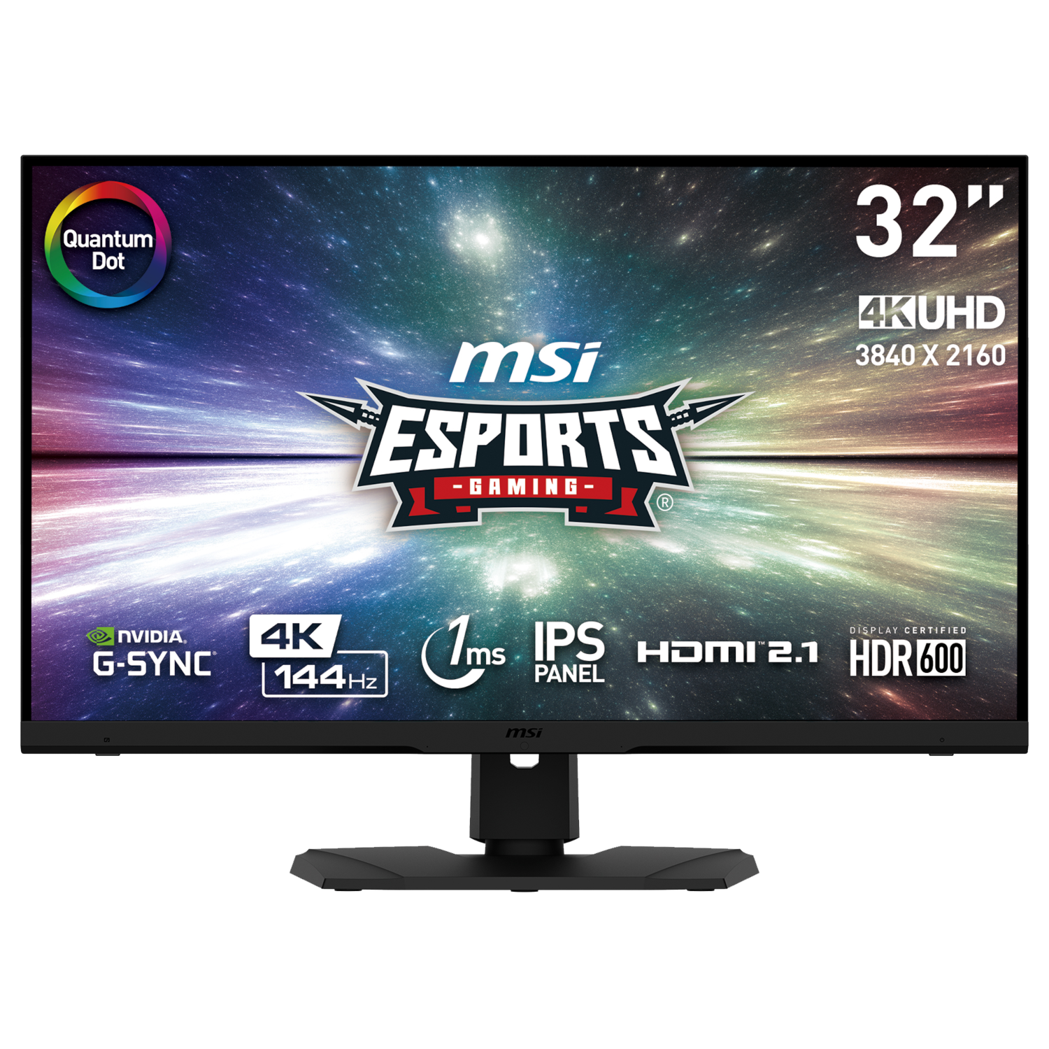 Bild von MSI Optix MPG321URDE-QD Gaming Monitor - 4K UHD, 144Hz