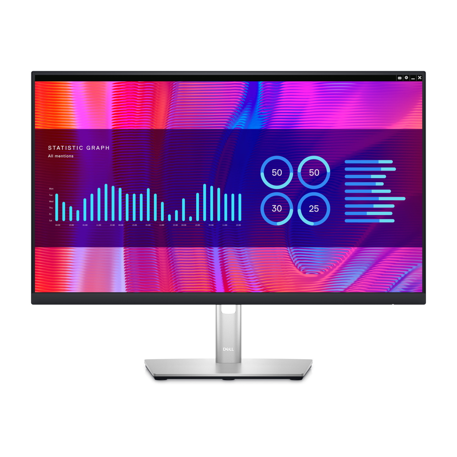 Bild von Dell P2423DE Office Monitor - Höhenverstellung, Pivot, USB-C