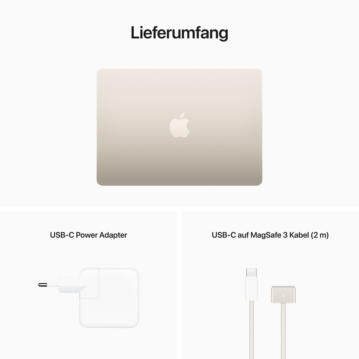 Bild von Apple MacBook Air (M2, 2022) MLY13D/A Polarstern
