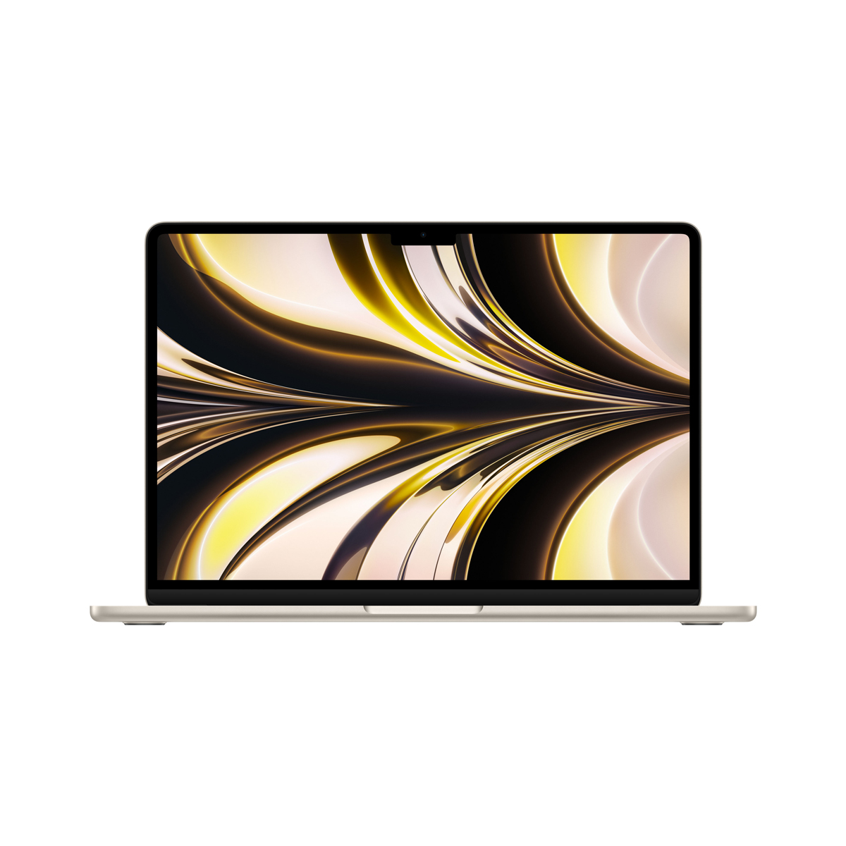 Bild von Apple MacBook Air (M2, 2022) MLY23D/A Polarstern Apple M2 Chip mit 10-Core GPU, 8GB RAM, 512GB SSD, macOS - 2022