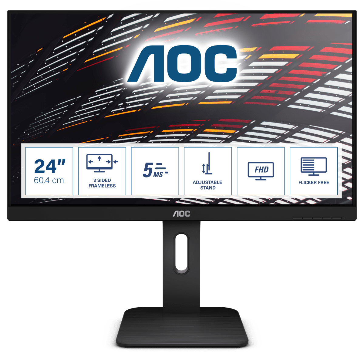 Bild von AOC 24P1 Office Monitor - Höhenverstellung