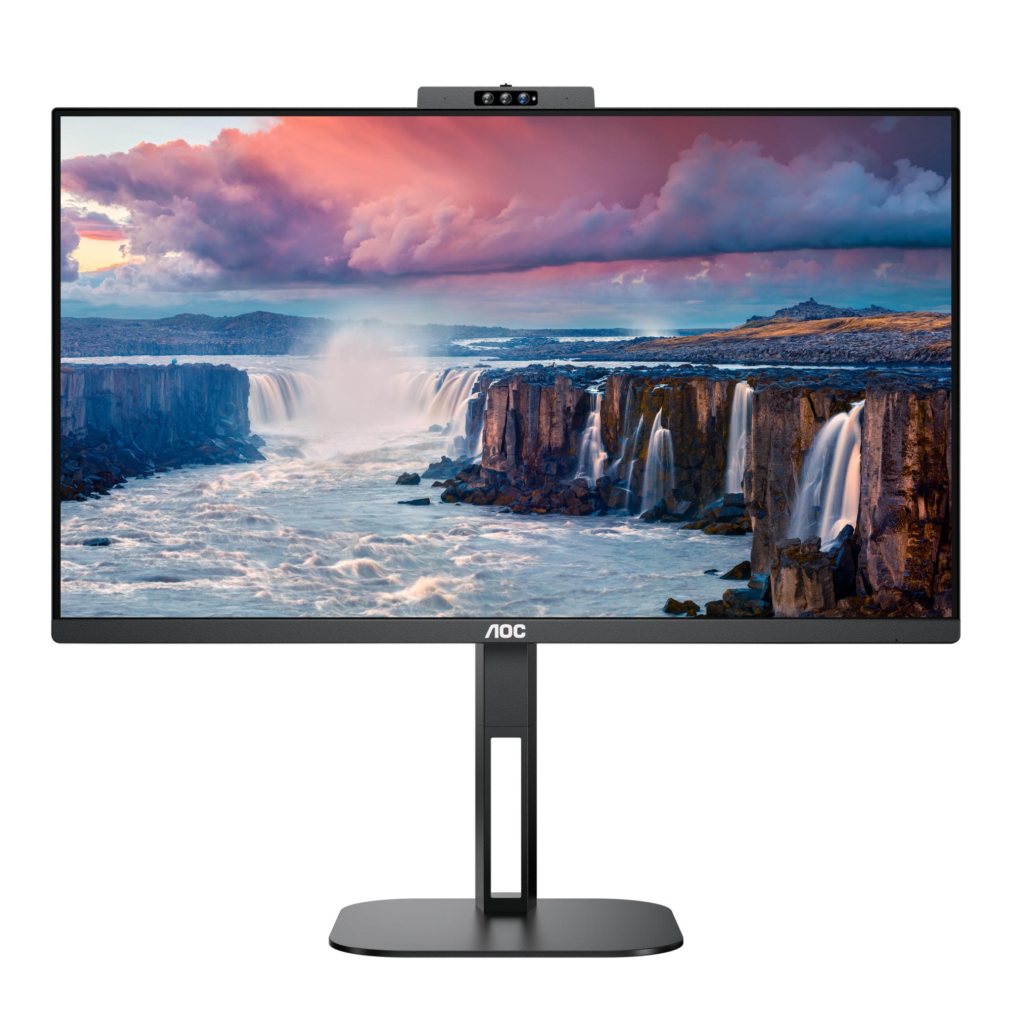 Bild von AOC 24V5CW/BK Office Monitor - Webcam, Höhenverstellung, USB-C