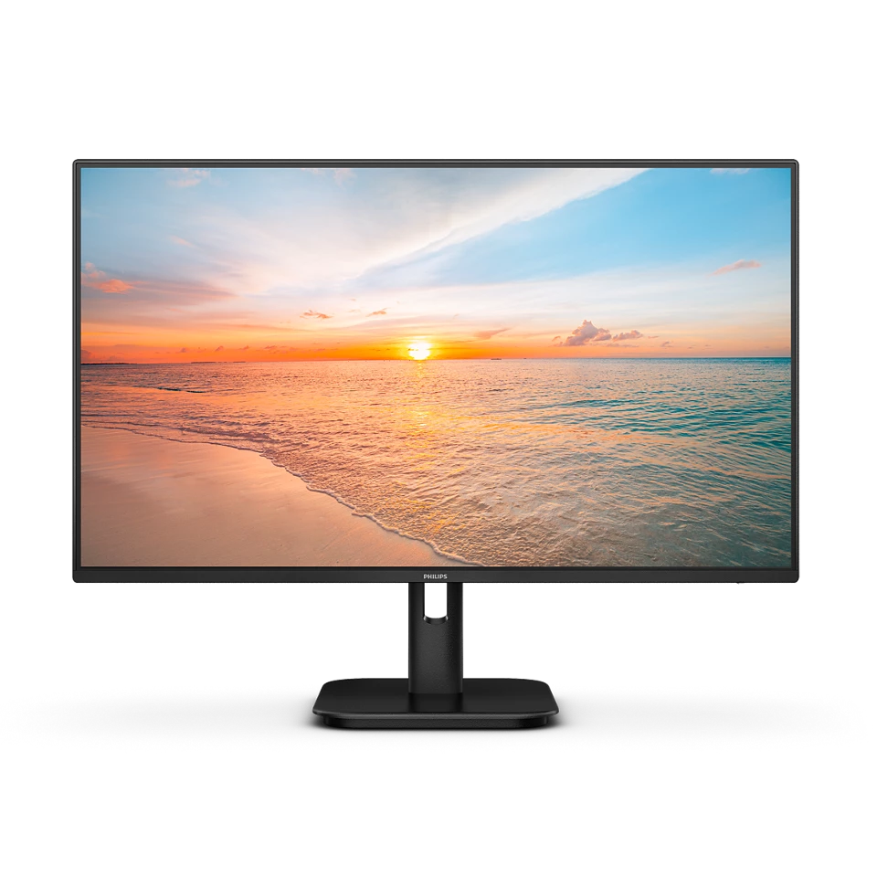Bild von Philips 24E1N1300A 24 Zoll Full HD Monitor, Lautsprecher (1920x1080, 100 Hz, HDMI, USB-C (65W Power Delivery), USB Hub) schwarz