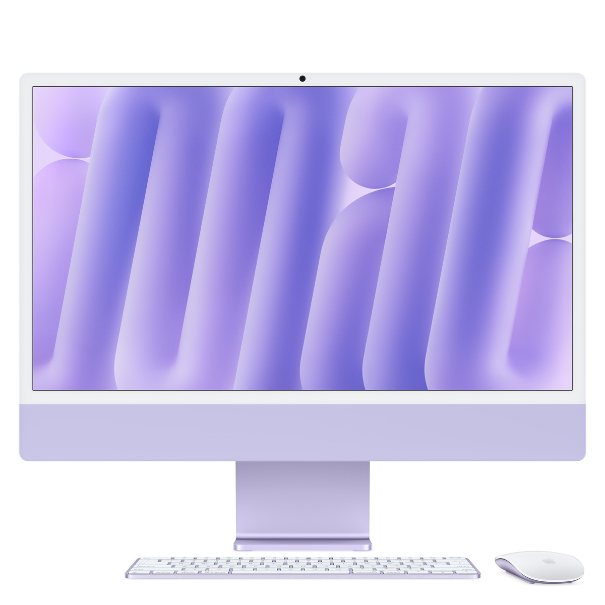 Bild von Apple iMac Violett CZ1E7-0111000 - 61cm(24‘‘) M4 8?Core CPU, 8?Core GPU, 24GB RAM, 512GB SSD, Standardglas, Magic Keyboard