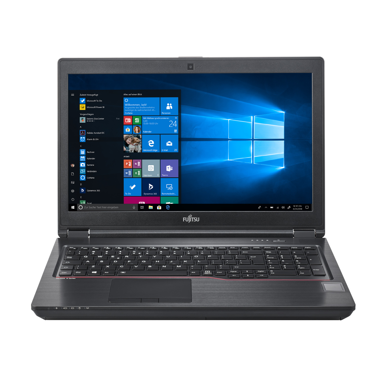 Bild von Fujitsu CELSIUS H780 i7 (8. Generation), 32 GB, 1000 GB SSD, 15,6" Full HD, Quadro P1000, Win 11 Pro
