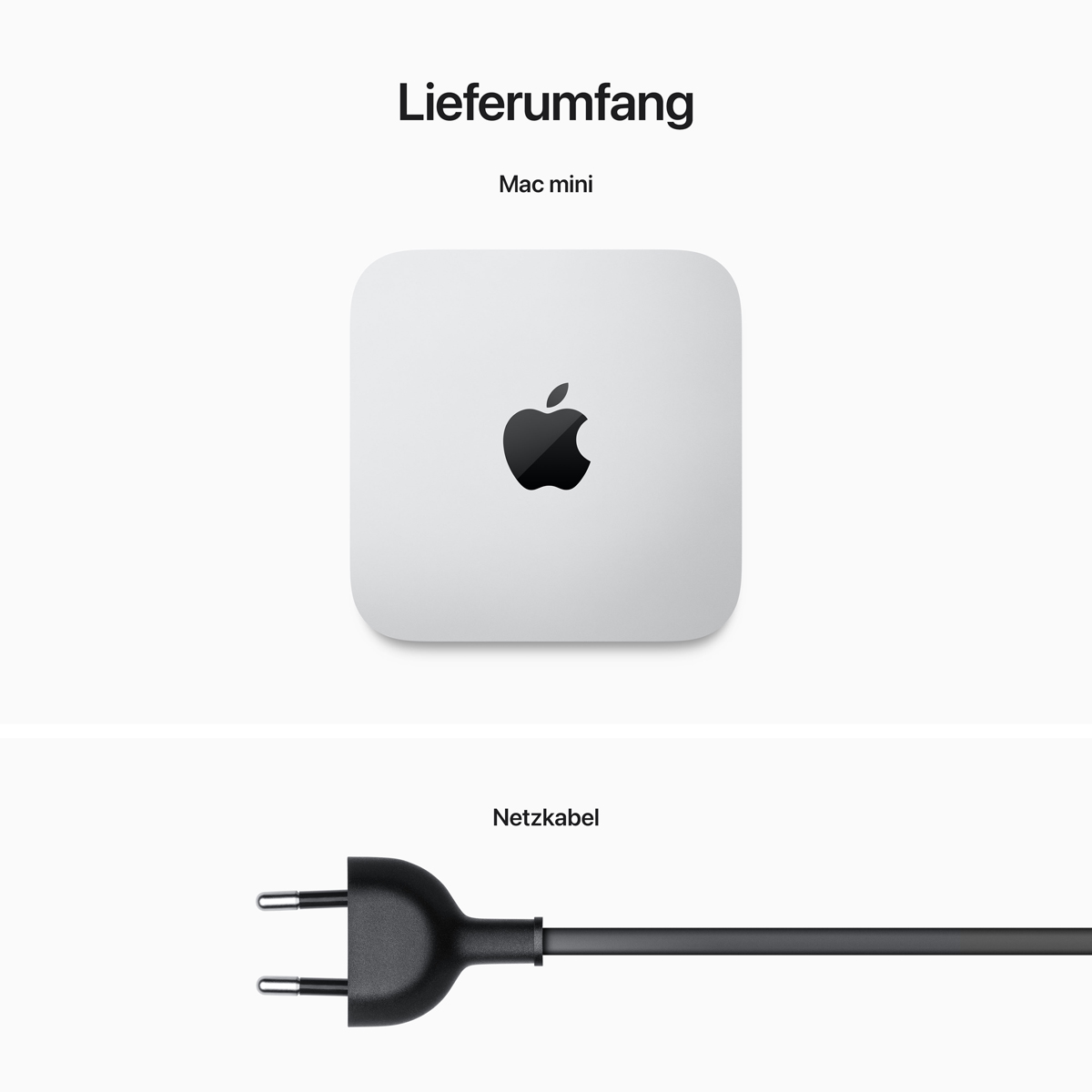 Bild von Apple Mac Mini MMFK3D/A Silber - M2 8-Core, 10-Core GPU, 8GB RAM, 512GB SSD