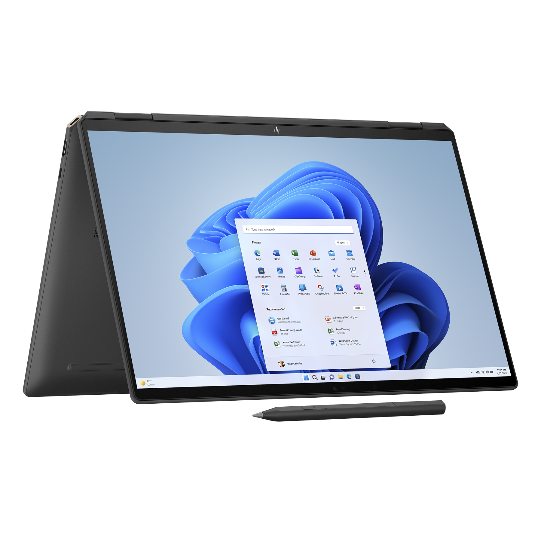 Bild von HP Spectre x360 16-aa0177ng inkl. Pen B-Ware 16" 2.8k OLED Touch 120Hz, Intel Core Ultra 7-155H, 32GB RAM, 2TB SSD, RTX 4050, Windows 11
