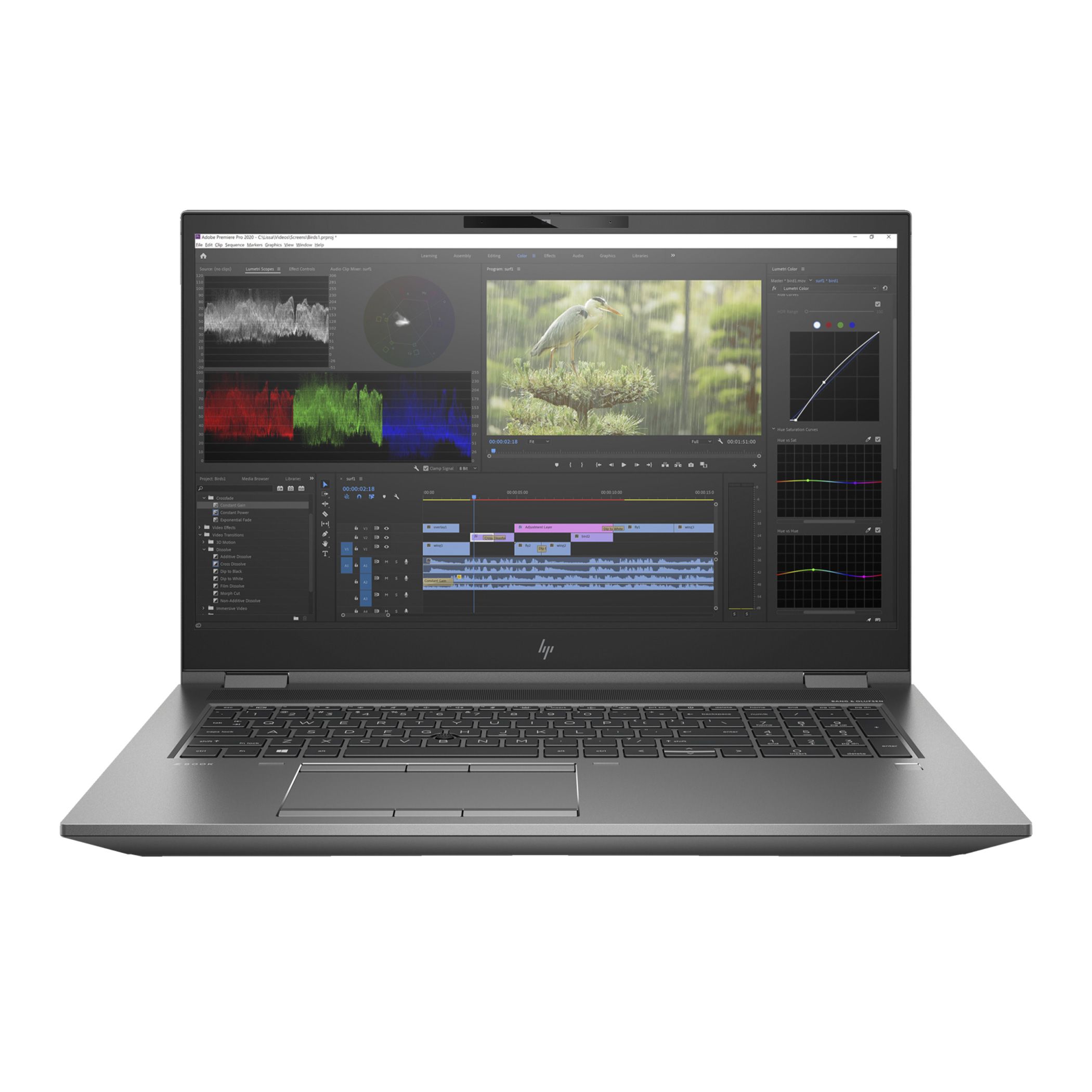 Bild von HP ZBook Fury 17 G7 i7 (10. Generation), 64 GB, 1000 GB SSD, 17,3" Full HD, Quadro RTX 3000, Win 11 Pro