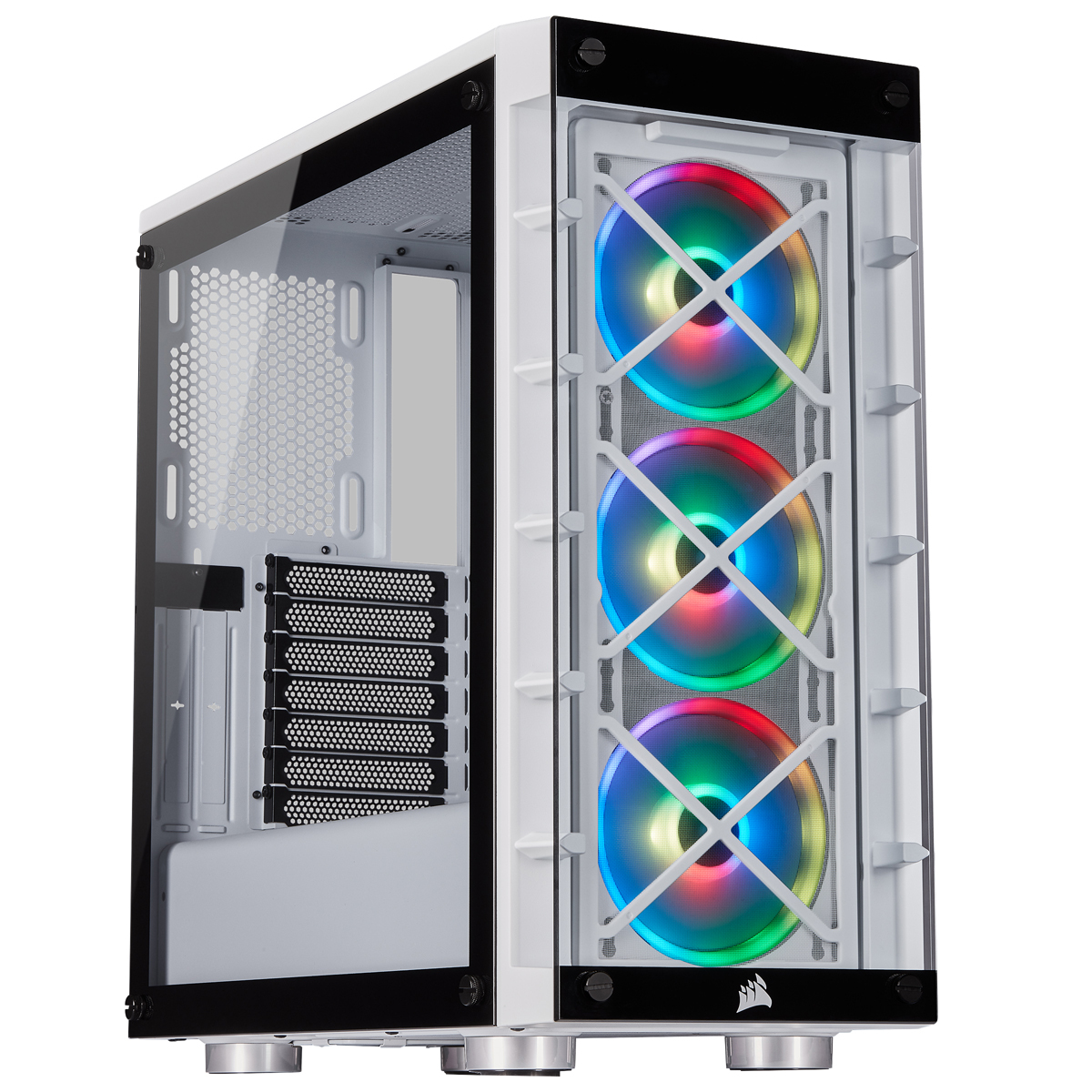 Bild von Corsair iCue 465X RGB weiß | PC-Gehäuse