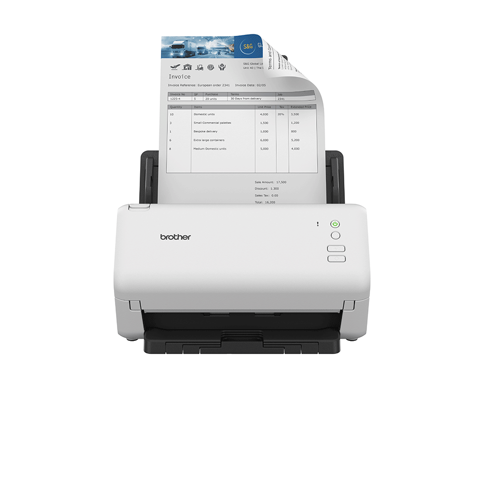 Bild von Brother ADS-4100 Dokumentenscanner mit Duplex & ADF