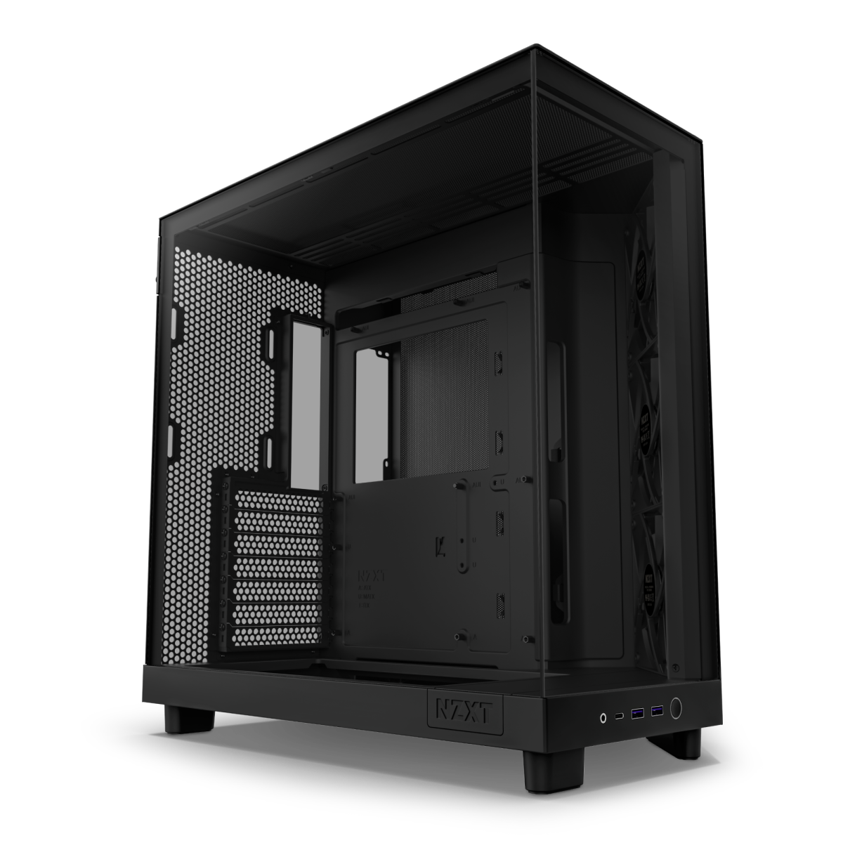 Bild von NZXT H6 FLOW schwarz | PC-Gehäuse