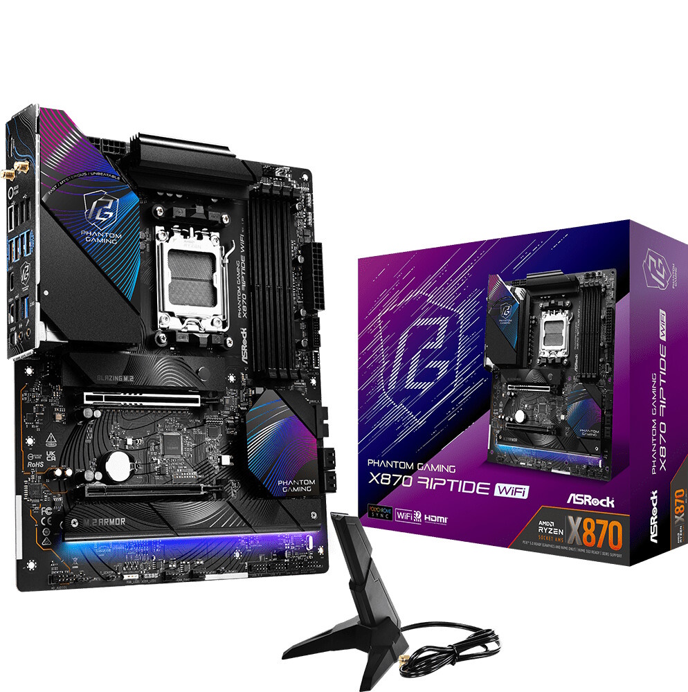 Bild von ASROCK X870 Riptide WiFi Mainboard Sockel AM5