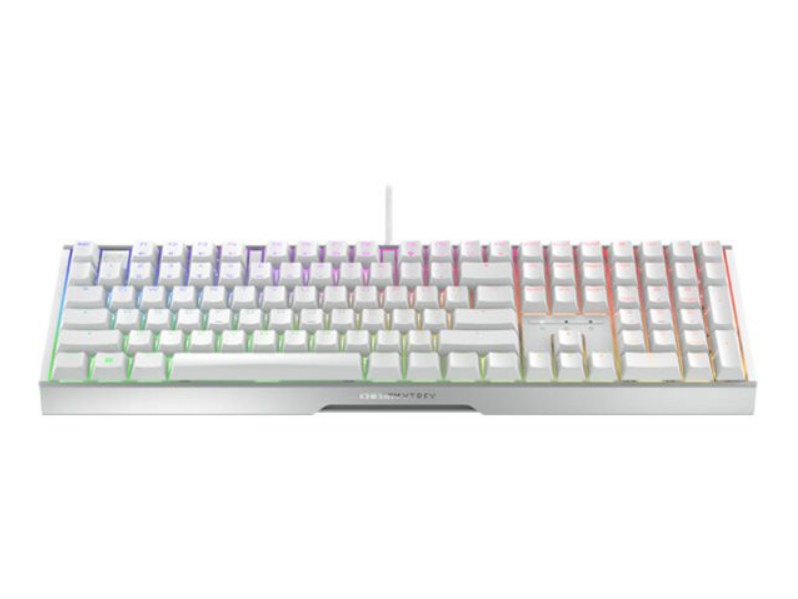 Bild von Cherry Xtrfy MX 3.1 Gaming-Tastatur, USB-Anschluss Cherry MX2A BROWN-Tastenschalter, DE-Layout, Aluminiumgehäuse