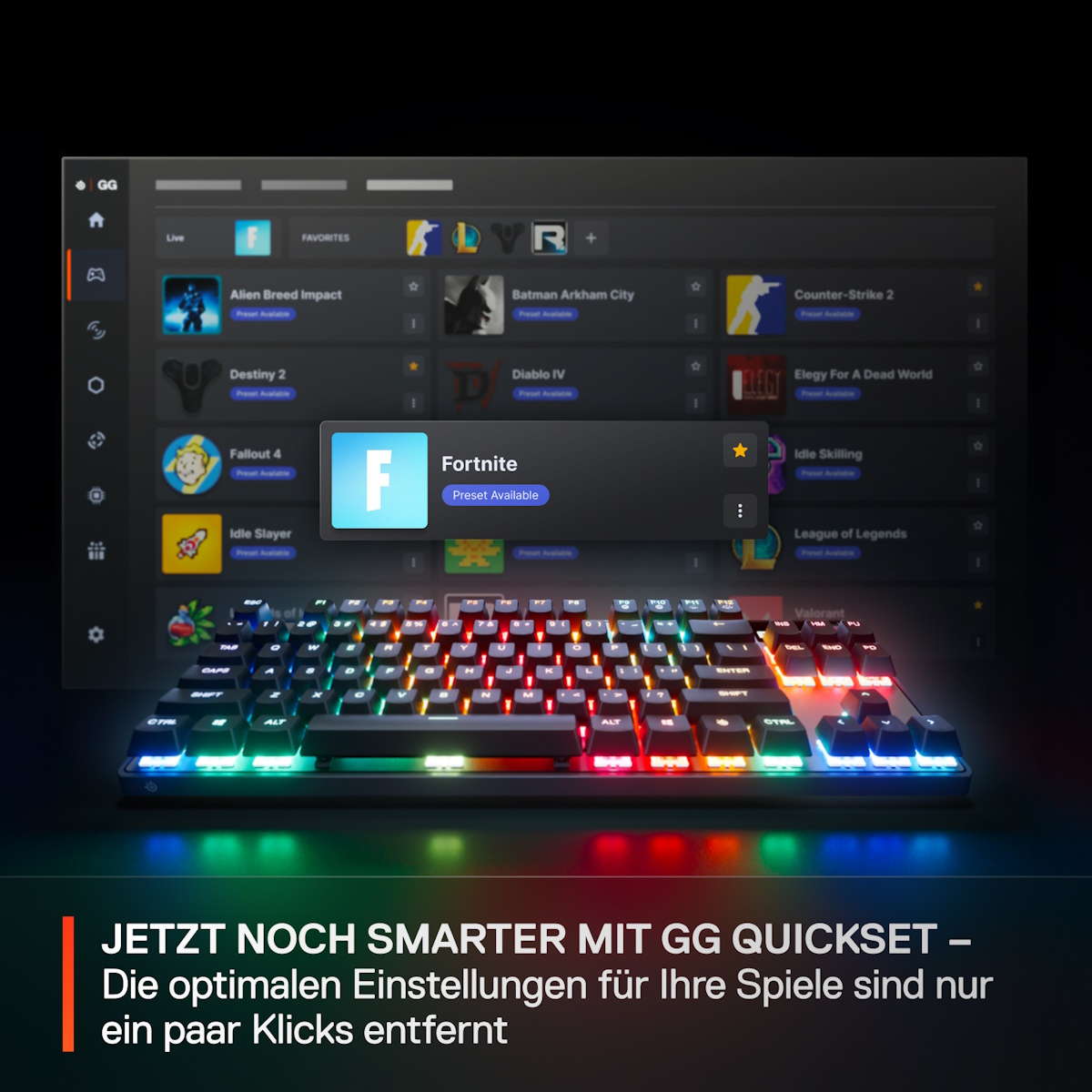 Bild von SteelSeries Apex Pro TKL Wireless Gen 3 DE-Layout