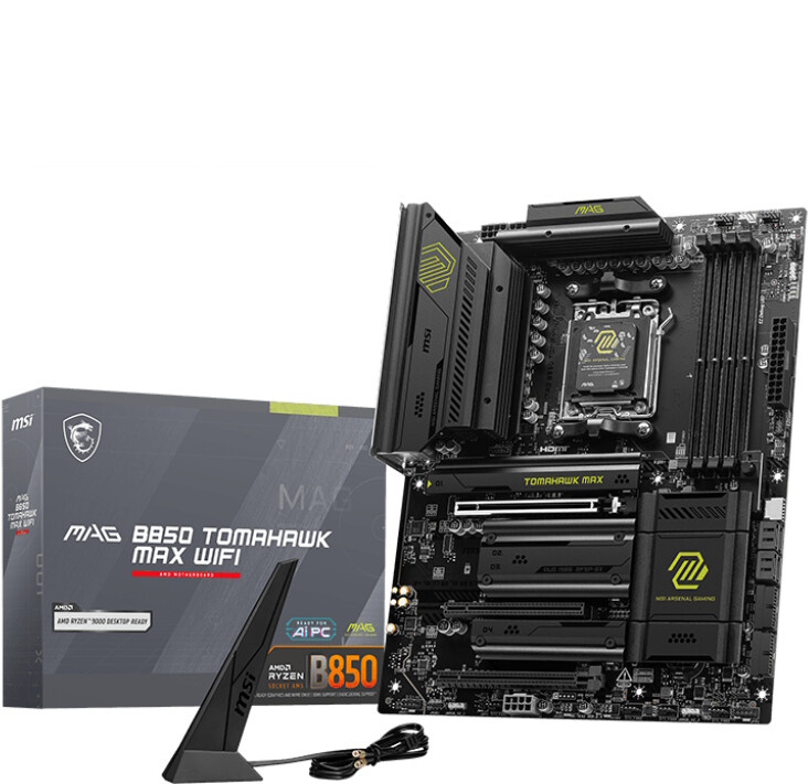 Bild von MSI MAG B850 TOMAHAWK WIFI Mainboard Sockel AM5