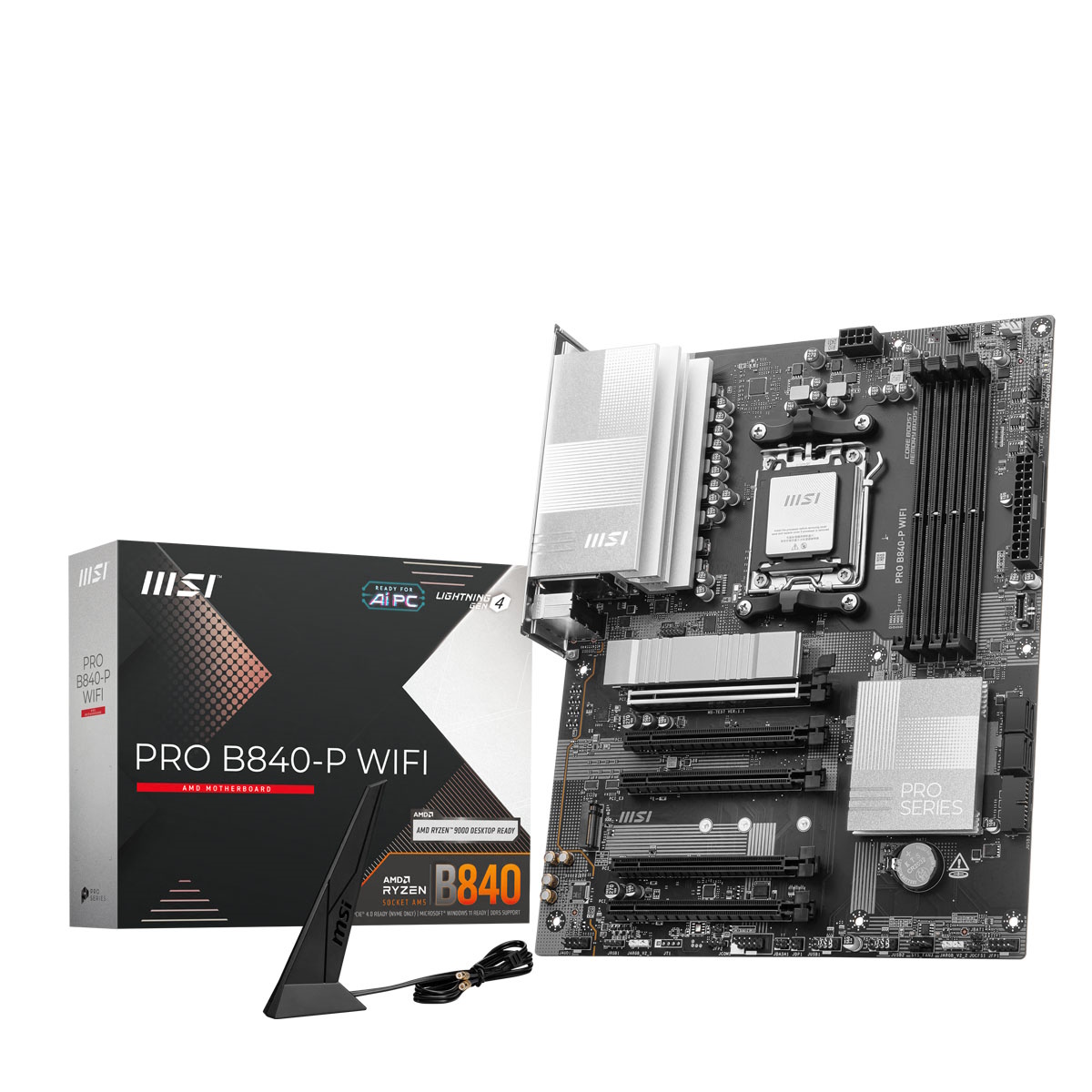 Bild von MSI PRO B840-P WIFI Mainboard Sockel AM5 B-Ware