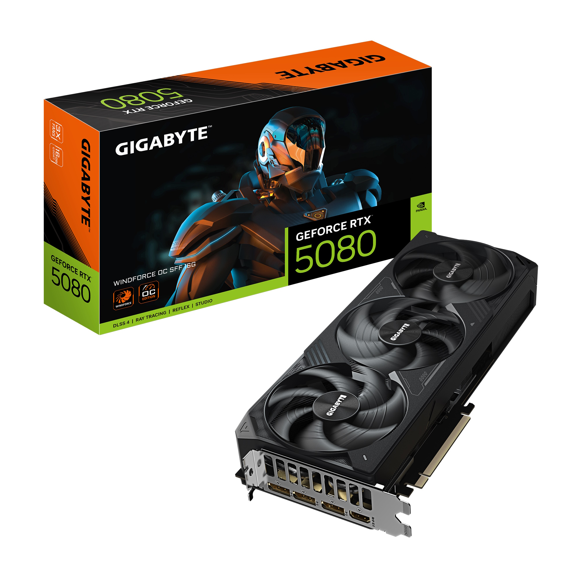 Bild von GIGABYTE GeForce RTX 5080 Windforce OC SFF 16G