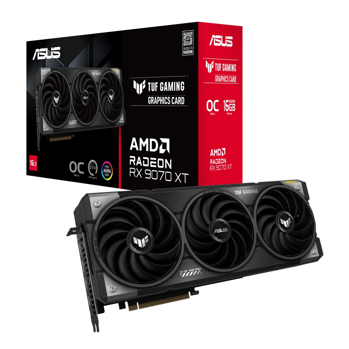 Bild von Asus TUF Radeon RX 9070 XT 16GB Grafikkarte