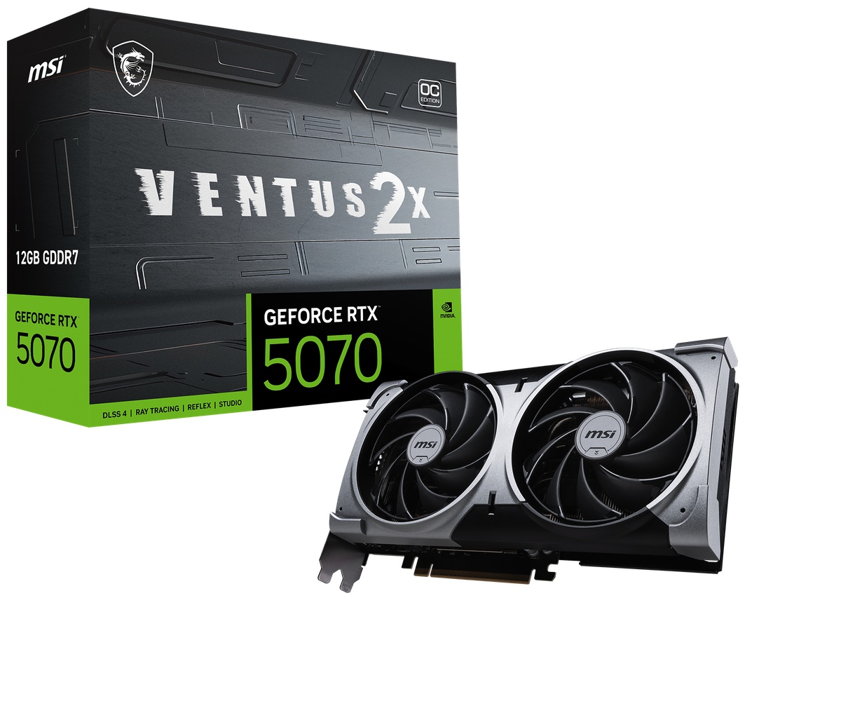 Bild von MSI GeForce RTX 5070 12G VENTUS 2X OC